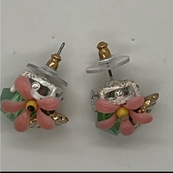 Betsey Johnson Jewelry - Betsy, Johnson Summer of love illusion earrings